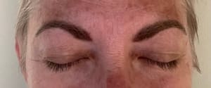 Eyebrow Tattoo result by Aesthetic Arts by Rose in Pagosa Springs, CO