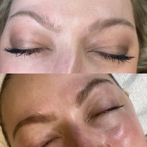 Eyebrow Tattoo result by Aesthetic Cosmetic Tattoos in Metairie, LA