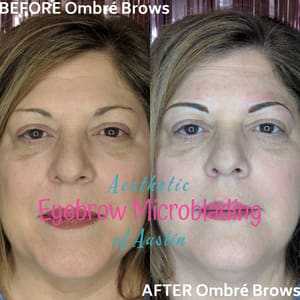 Eyebrow Tattoo result by Aesthetic Eyebrow Microblading of Austin in Austin, TX