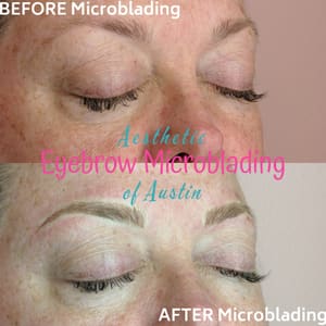 Eyebrow Tattoo result by Aesthetic Eyebrow Microblading of Austin in Austin, TX