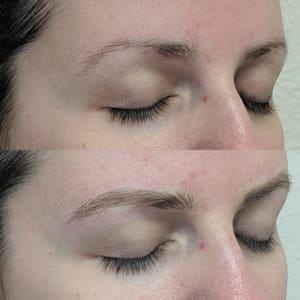 Eyebrow Tattoo result by Aesthetic Eyebrow Microblading of Austin in Austin, TX