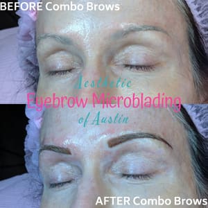 Eyebrow Tattoo result by Aesthetic Eyebrow Microblading of Austin in Austin, TX