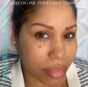 Eyebrow Tattoo result by Aesthetic Ink in Dunedin, FL