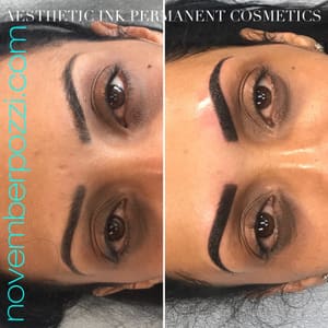 Eyebrow Tattoo result by Aesthetic Ink in Dunedin, FL