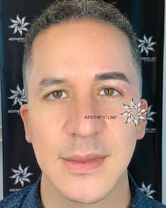 Eyebrow Tattoo result by Aesthetic Line by Ingrid Chacon in Houston, TX