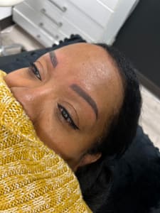 Eyebrow Tattoo result by Aesthetic Tats by Tati in Newburgh, NY
