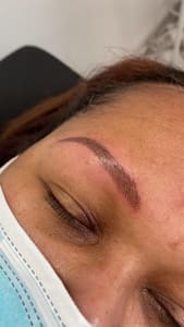 Eyebrow Tattoo result by Aesthetic Tats by Tati in Newburgh, NY