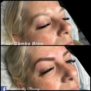 Eyebrow Tattoo result by Aesthetically Pleasing in Lawrenceburg, IN