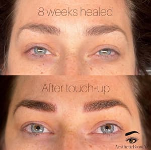 Eyebrow Tattoo result by AestheticBrow LLC in Gold Canyon, AZ