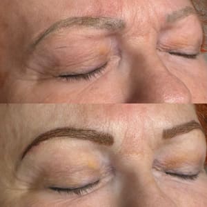 Eyebrow Tattoo result by Aesthetics By Cherish in Tavares, FL