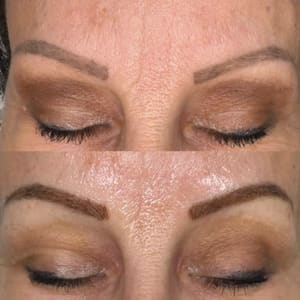 Eyebrow Tattoo result by Aesthetics By Cherish in Tavares, FL
