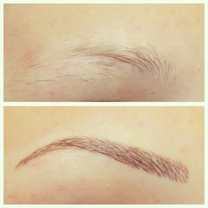 Eyebrow Tattoo result by Aesthetics By Chezza in Auburn, CA