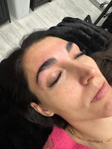Eyebrow Tattoo result by Aesthetics with Cassie in Layton, UT