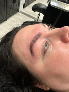 Eyebrow Tattoo result by Aesthetics with Cassie in Layton, UT
