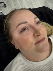 Eyebrow Tattoo result by Aesthetics with Cassie in Layton, UT