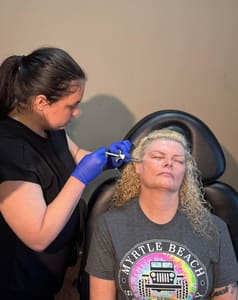 Eyebrow Tattoo result by Ageless Aesthetics MediSpa, LLC in Ashland, KY