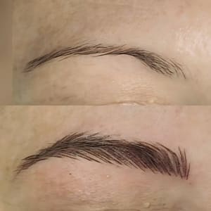 Eyebrow Tattoo result by Agnes Knows Brows in Naperville, IL