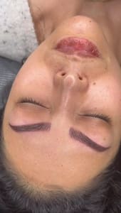 Eyebrow Tattoo result by AH Beauty Studio & Academy in Houston, TX