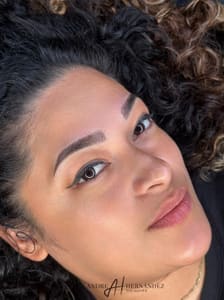 Eyebrow Tattoo result by AH Beauty Studio & Academy in Houston, TX