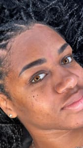Eyebrow Tattoo result by AH Beauty Studio & Academy in Houston, TX