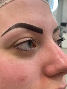 Eyebrow Tattoo result by AHTEMU in Troy, MI