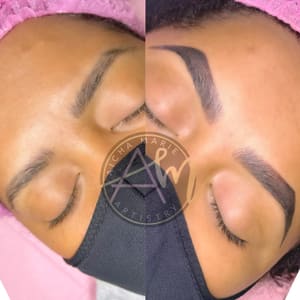 Eyebrow Tattoo result by Aicha Marie Artistry in College Park, GA