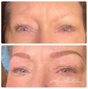 Eyebrow Tattoo result by Ajna Aesthetics in Falmouth, MA