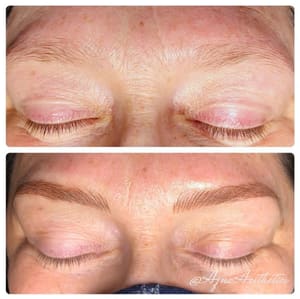 Eyebrow Tattoo result by Ajna Aesthetics in Falmouth, MA