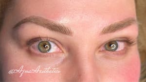 Eyebrow Tattoo result by Ajna Aesthetics in Falmouth, MA