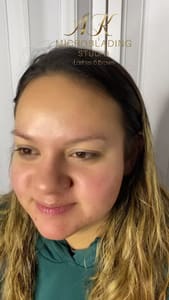 Eyebrow Tattoo result by AK Microblading Studio LLC in Elgin, IL