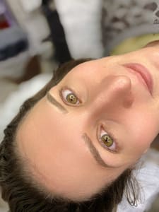 Eyebrow Tattoo result by AK Microblading Studio LLC in Elgin, IL