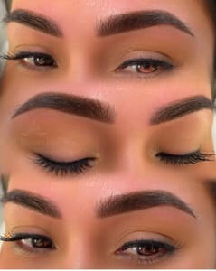 Eyebrow Tattoo result by Al Beauty Bar Permanent makeup and Cosmetic tattooing in Lutherville, MD