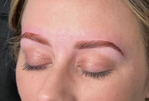 Eyebrow Tattoo result by Alaina Aesthetics in Thomasville, GA