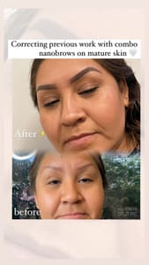 Eyebrow Tattoo result by Alanys Christina’s Permanent Makeup in Arlington, TX