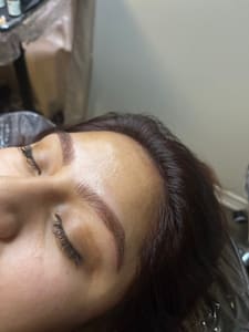Eyebrow Tattoo result by Alchemy Beauty Lounge in Nacogdoches, TX