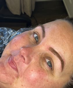 Eyebrow Tattoo result by Alchemy Beauty Lounge in Nacogdoches, TX