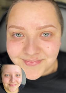 Eyebrow Tattoo result by Alchemy PMU Salon in Sioux City, IA