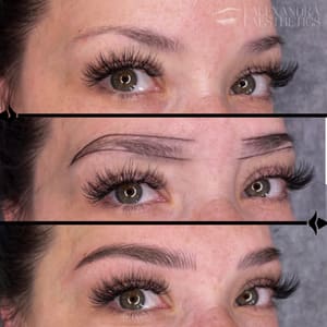 Eyebrow Tattoo result by Alexandra Aesthetics in Feeding Hills, MA