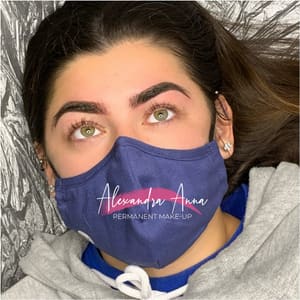 Eyebrow Tattoo result by Alexandra Anna PMU / Chicago Ombré Powder Brows in Chicago, IL