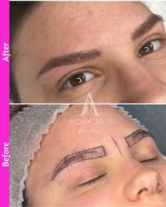 Eyebrow Tattoo result by Alhajas BeautySpa in Hallandale Beach, FL