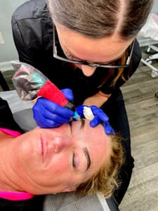 Eyebrow Tattoo result by Align Esthetics in Brownsburg, IN