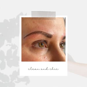 Eyebrow Tattoo result by Aligned Beauty Studio in Geneva, IL