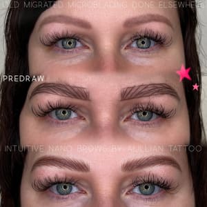 Eyebrow Tattoo result by Alillian Tattoo in Vancouver, WA