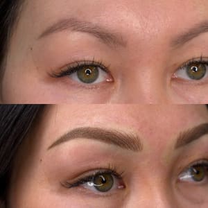 Eyebrow Tattoo result by Alina Permanent Studio in Lincolnshire, IL