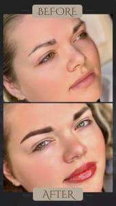 Eyebrow Tattoo result by Alina Star PMU in Keller, TX
