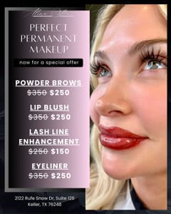 Eyebrow Tattoo result by Alina Star PMU in Keller, TX