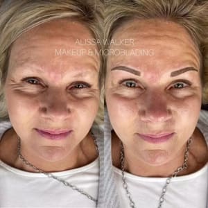 Eyebrow Tattoo result by Alissa Walker Makeup & Microblading in Kalamazoo, MI