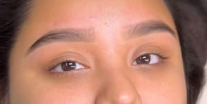 Eyebrow Tattoo result by Aliza Aesthetics in Houston, TX