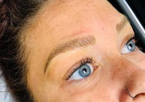 Eyebrow Tattoo result by Alkhuzai Beauty LLC in St Louis, MO