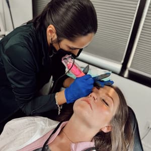 Eyebrow Tattoo result by All About Beauty Academy in Plano, TX